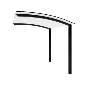 Exterior Life 4.5m Miami Curved Black/Pearl White