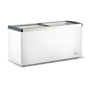 Thermaster 516L Chest Freezer with Flat Glass Sliding Lids