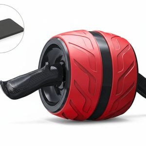 Rebound Ab Roller Automatic Recoil Ab Wheel With Knee Mat