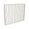 ProtectorAl 1201 - 1500 x 1200mm Surfmist Aluminium Garden Gate Flat Top Square Picket