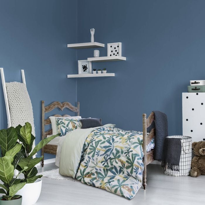 Jelly Bean Kids Wild Double Bed Quilt Cover Set Chambray