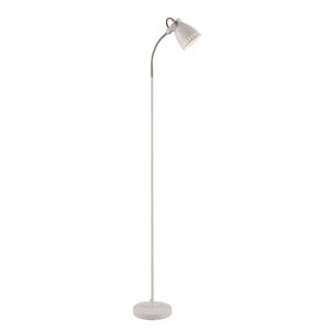 Telbix Nova Contemporary Standing Floor Lamp Light Metal White