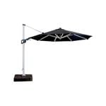 Coolaroo 3.5m Black Brighton Solar LED Cantilever Umbrella
