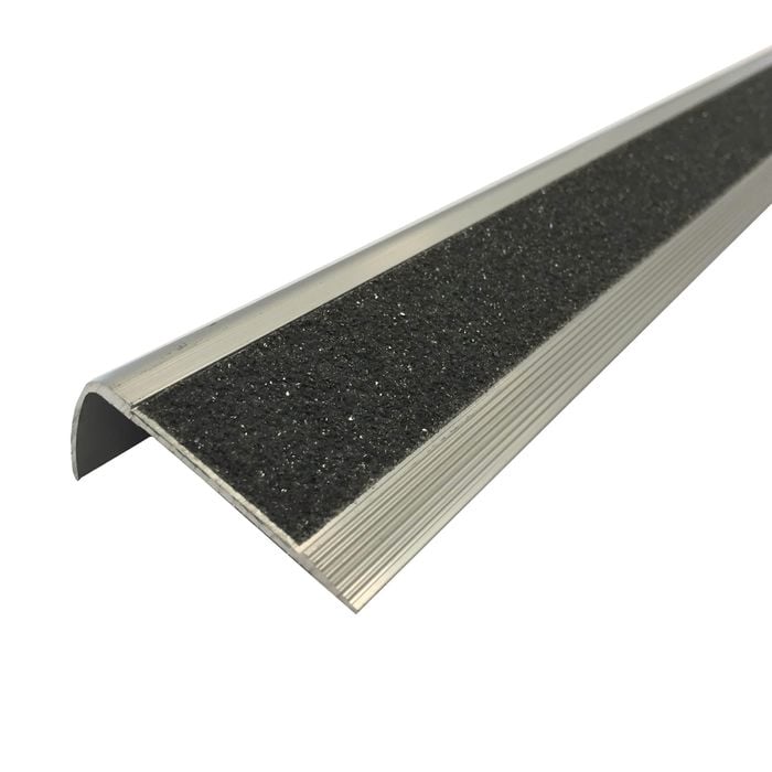 Roberts 3.6m Grey Bull Stairnose Trim with Carborundum Insert - 5 Pack