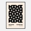 Galrie Bauhaus 1923 Exhibition Poster-Stunning Geometric Abstract Art Modern Print Decor, Black Frame, A1 60x 84cm (23 x 33inch)