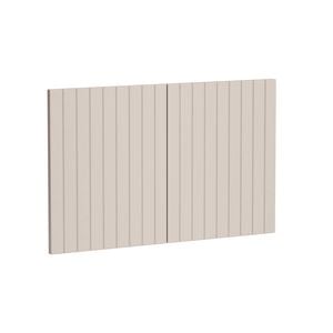 Kaboodle 900mm Cannellini V-Groove Med Rangehood Doors - 2 Pack