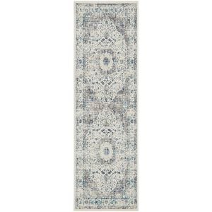 Sense 251 White 300X80Cm Rug