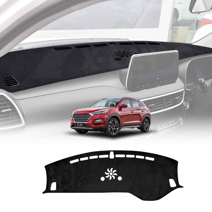 Dash Mat for Hyundai Tucson 2018-2021 Non-Slip Microfiber Pad Cover Interior Accessories