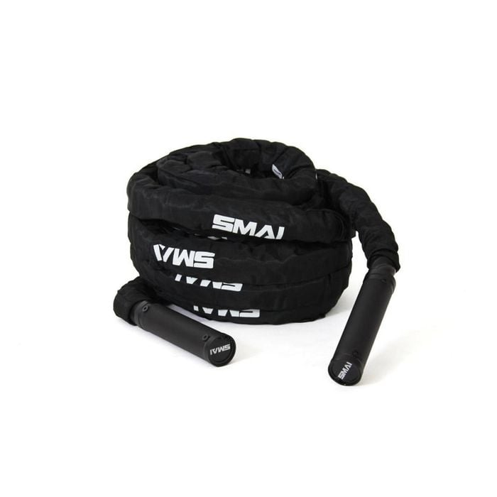 SMAI Compact Battle Rope - 10m x 38mm - Black