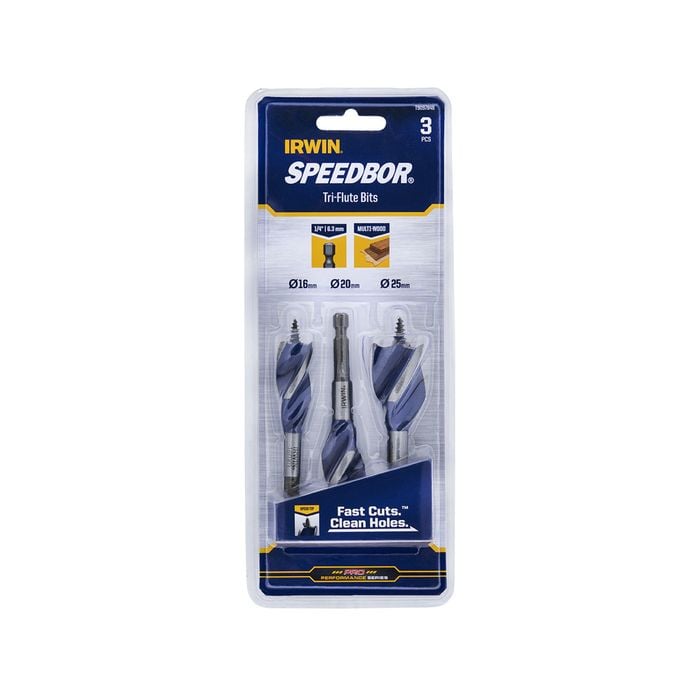 IRWIN 3 Piece Speedbor Max Speed Bit Set