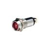 Narva 12/24V 15/25A 12 Volt Chrome Pilot Lamp With Red LED