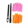 40pcs 50cm Magic Hair Curlers Curl Formers Spiral Ringlets Leverage Rollers