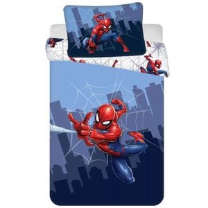 Marvel Spider-man Swing Kids Cotton Quilt Cover Set - Toddler Bed Size