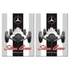 2PK Nostalgic Art Fridge Rectangle Magnet Mercedes Benz Silver Arrow 6x8cm