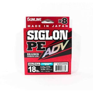 Sunline Siglon PE ADV x8 Turquiose Blue Fishing Line 300m 18lb