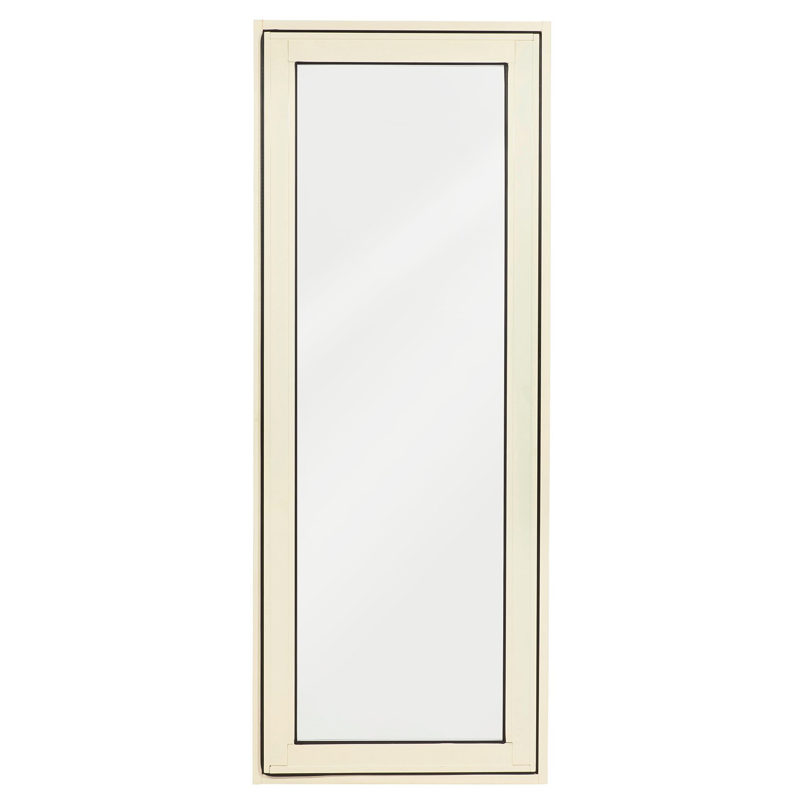 Polar View 600 x 1545mm White Birch Frosted Glass Openable Double Glazed Window product image