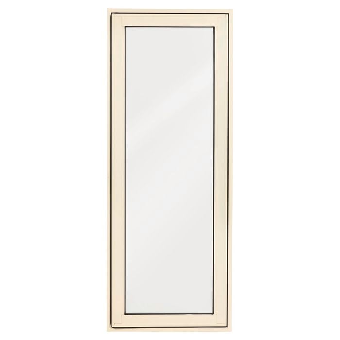 Polar     View 600 x 1545mm White Birch Frosted Glass Openable Double Glazed Window