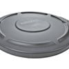 Rubbermaid Brute Round Trash Can Lid Self-draining Snap-on Grey 121l 565mm