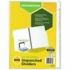 Marbig Unpunched Dividers A4 (White) (10 Tab)