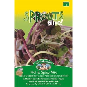 Mr Fothergill's Sprouts Alive Hot And Spicy Seeds