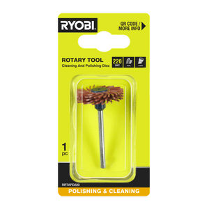 Ryobi 220-Grit Rotary Tool Cleaning And Polishing Disc