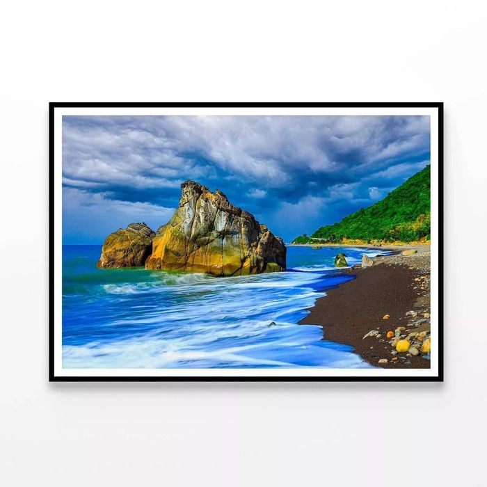 Big Stone with the Sea Park  Print 100% Australian Made 120x90cm  (Poster)