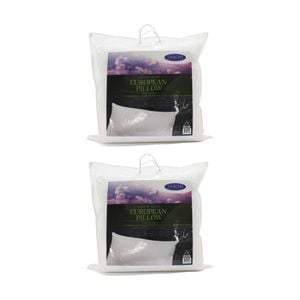 2PK Jason Dream Night European Pillow Low Allergenic Cotton Japara Cover 65x65cm