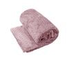 Home by Yatsal Herringbone Coral Fleece Blanket Throw Rug 150x200 cm Dusty Pink