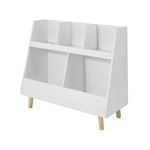 Childrens Shelving Unit 5 Compartments Bookcase