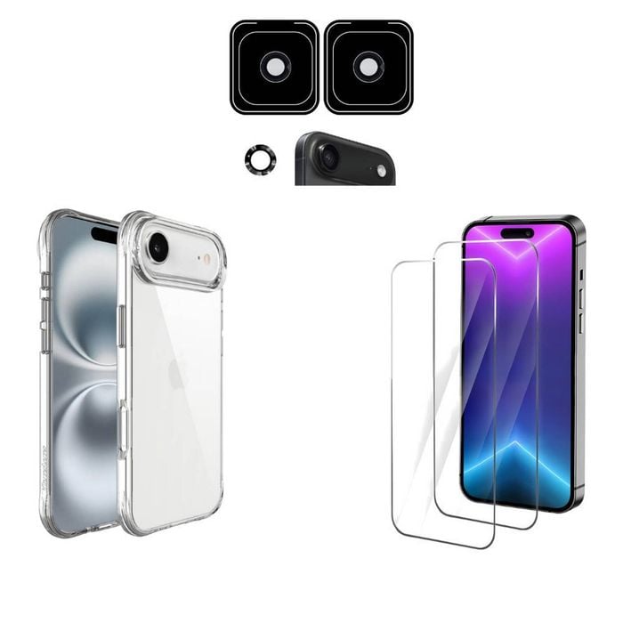Icoverlover For Iphone Air Case + 2x Screen + 2x Camera Lens Protectors