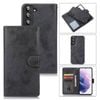 Flip Wallet Cover Leather Magnetic Card Slot Case - For Samsung Galaxy S8 (Black)