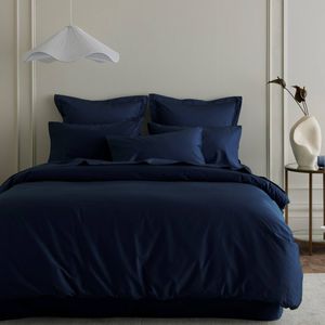Bedding Co. Quilt Cover Set 1200TC Egyptian Cotton Navy Blue King Single