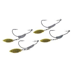 Swimerz 9gm Under Spin Blade Jig Heads, Size 4/0, 5 Pack