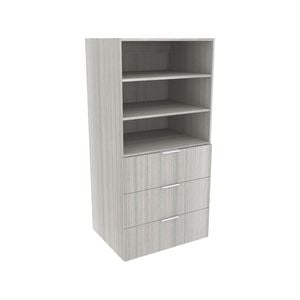 Lugna 1536 x 750 x 580mm Mist 2 Adjustable Shelf 3 Drawer Storage Cabinet