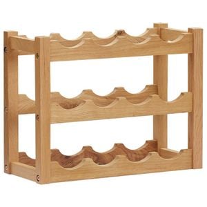 vidaXL Wine Rack for 12 Bottles Bar Cabinet Holder Storage