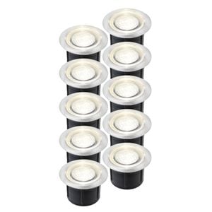 Brilliant Lighting 12V Led Lennox Deck Light Kit - 10 Pack