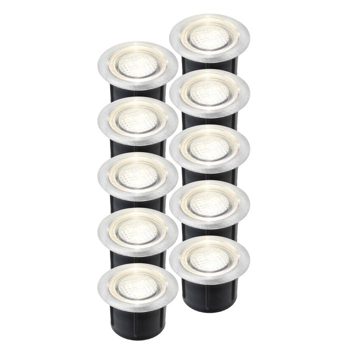 Brilliant Lighting 12V Led Lennox Deck Light Kit - 10 Pack