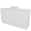 New England Joinery 1500mm King SilkSurface Top Floor Standing Vanity