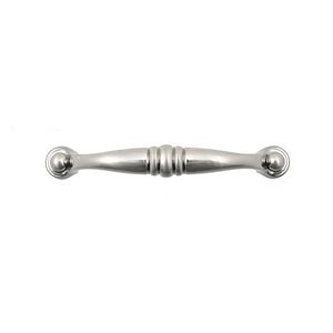Ikonic 96mm Brushed Nickel Hampton Handle - 10 Pack