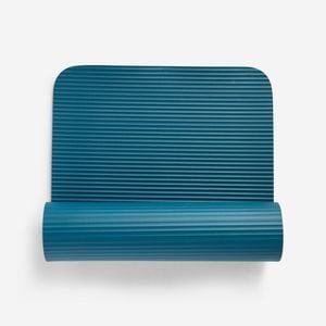 Decathlon - Pilates Mat Comfort 100 - 160 Cm ⨯ 55 Cm ⨯ 10 Mm - Blue - One Size