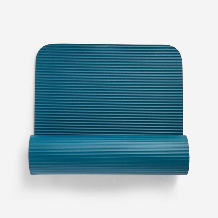 Decathlon - Pilates Mat Comfort 100 - 160 Cm ⨯ 55 Cm ⨯ 10 Mm - Blue - One Size