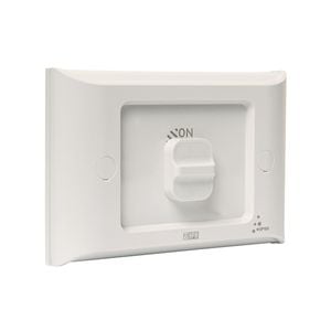 HPM 16A Aqua 1 Gang Flush Mount Switch