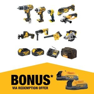 DeWALT 18V XR 4.0Ah 9 Piece Combo Kit DCZ901M2-XE