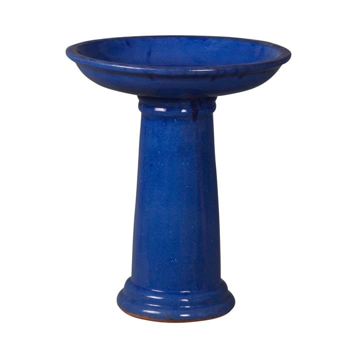Tuscan Path Blue Balmoral Bird Bath
