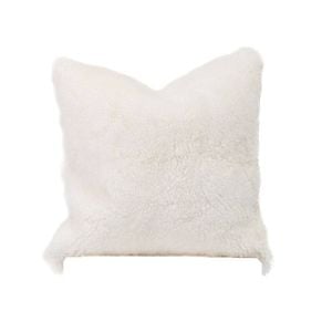 Naturally Sheepskins 50x50cm Ivory Shearling Sheepskin Cushion (with Insert)