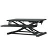 NNEOBA X-Frame Double-Layer Standing Desk Converter - Height Adjustable Sit-to-Stand Desk