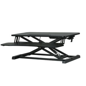 NNEOBA X-Frame Double-Layer Standing Desk Converter - Height Adjustable Sit-to-Stand Desk