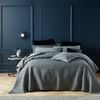 Orion Queen/king Bed Coverlet Grey With Pillowcase Home Bedding