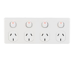 Deta White Quad Outlet Powerpoint