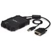 StarTech.com Laptop to Server KVM Console, Rugged USB Crash Cart Adapter with File Transfer and Video Capture